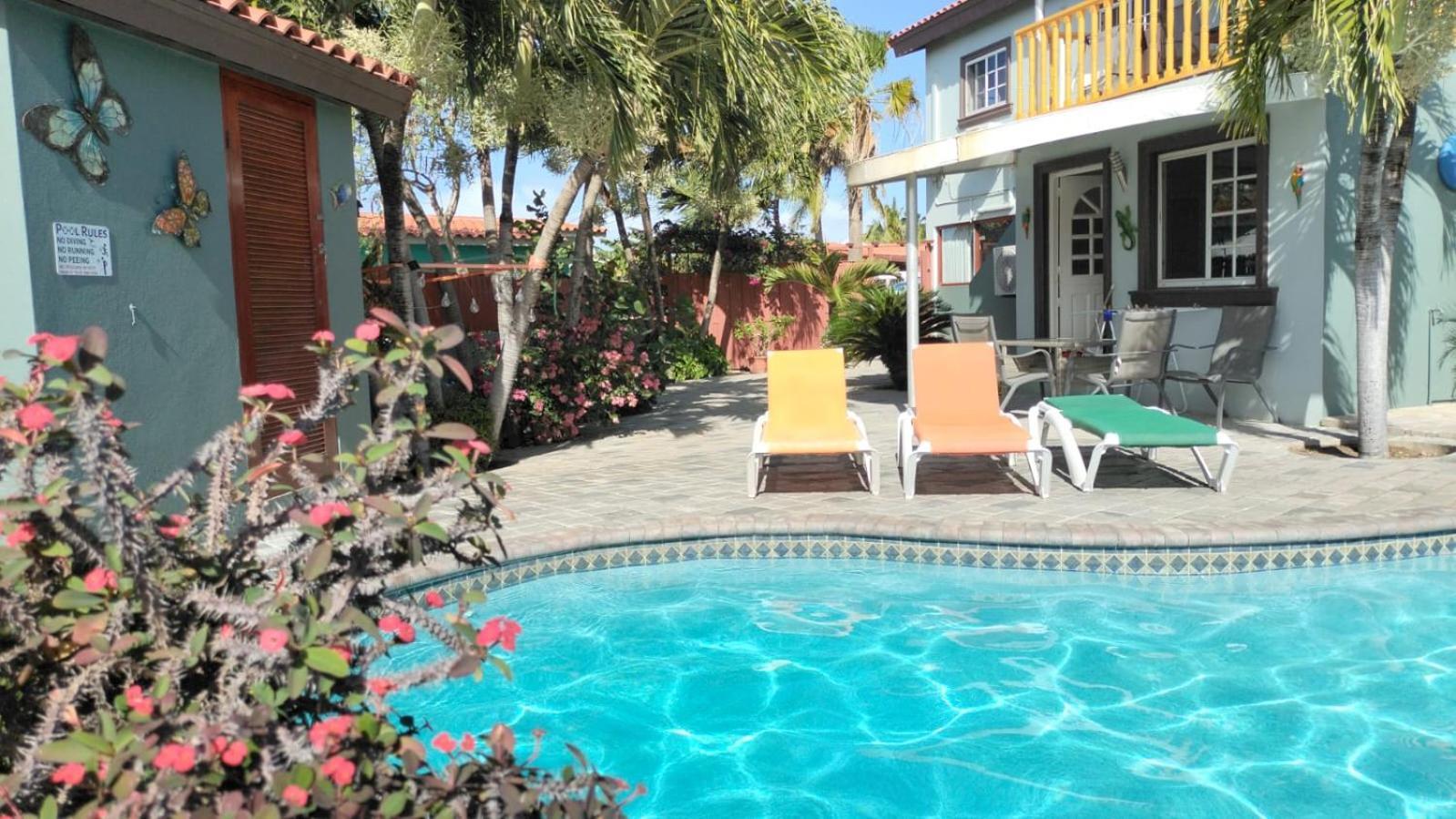 La Felicidad Aruba Aparthotel โอรันเยสตัด ภายนอก รูปภาพ